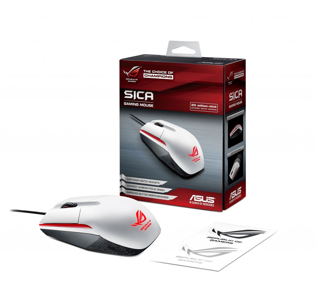 ASUS Republic of Gamers anunță cel mai nou mouse ROG Sica