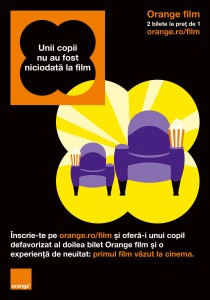 Orange România aduce marele ecran mai aproape de copiii din medii sociale defavorizate   